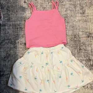 Old Navy Pink and White Kids Matching Set